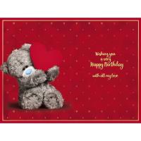 3D Holographic Husband Me to You Bear Birthday Card Extra Image 1 Preview